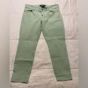 Lucky Brand Green Womens Zoe Straight Crop Jeans Size 8/29